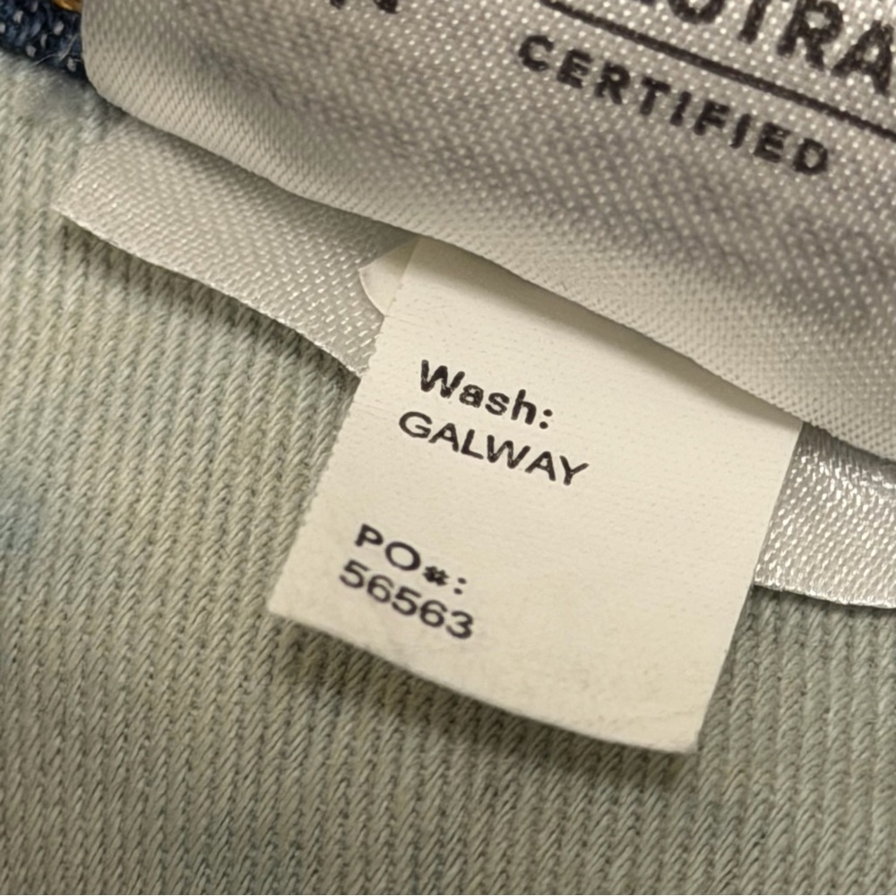 REFORMATION JEANS ABBY HIGH RISE STRAIGHT RIGID DENIM BLUE GALWAY Sz 31 NWT - Picture 8 of 12